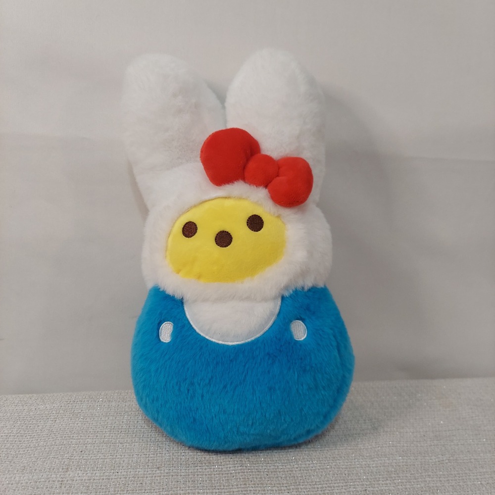 Peeps x Hello Kitty and Friends White Bunny Blue Outfit Plush Sanrio Easter 10"